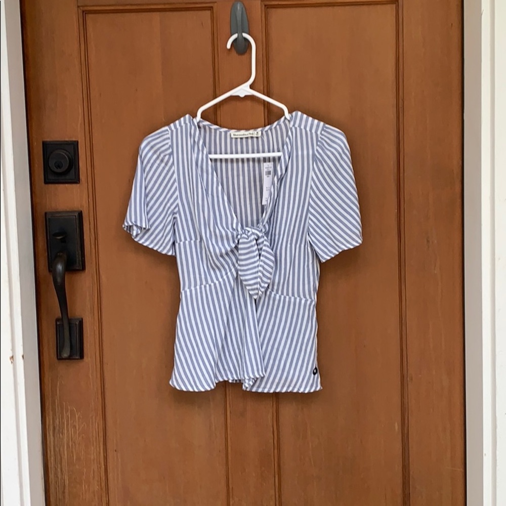 Abercrombie & Fitch striped top.